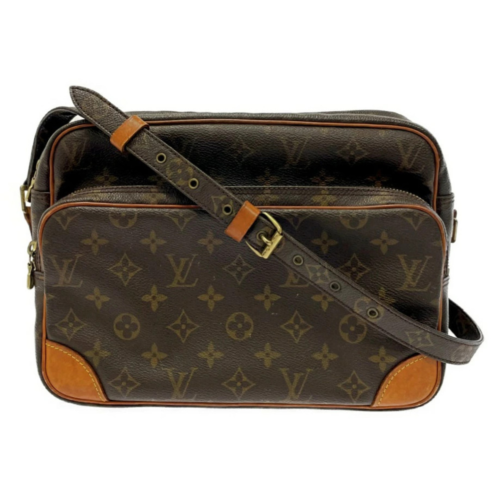 LOUIS VUITTON Monogram Nile Shoulder Bag Brown - Picture 1 of 10